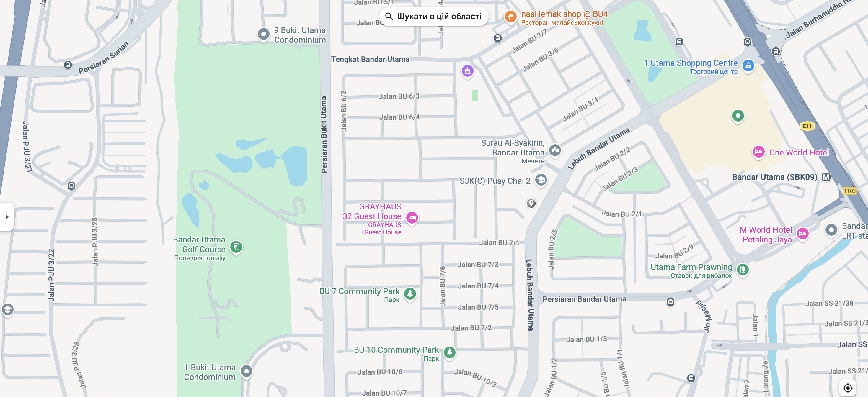 Map image placeholder for SocialFlare location in Kuala Lumpur