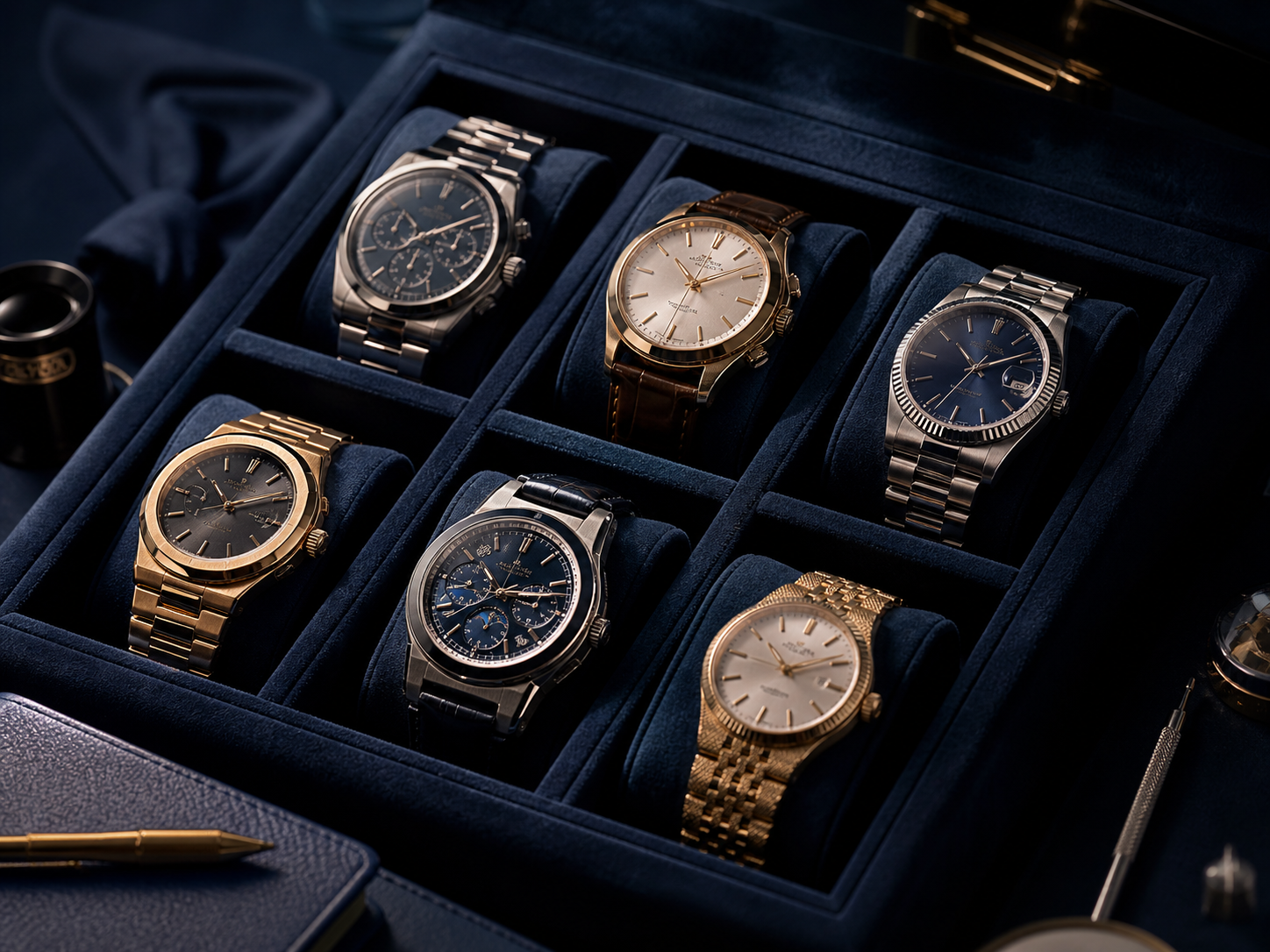 Luxury watch collection image